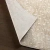 Tapete Pagoda Manchas Desvanecidas en Beige, detalle del reverso