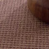 Tapete Pasaje Tejido Canasta Terracota y Óxido