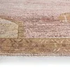 Tapete Pradera Motivo Marroquí en Rosa, detalle de la textura