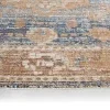 Tapete Pradera Medallón Desgastado en Beige
