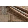 Tapete Pradera Medallón Desgastado en Beige