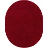 Tapete Shag Solido en Rojo Cereza