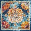 Tapete Talavera Medallón en Multicolor, versión cuadrada