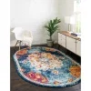Tapete Talavera Medallón en Multicolor, detalle 5
