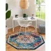 Tapete Talavera Medallón en Multicolor, detalle 6